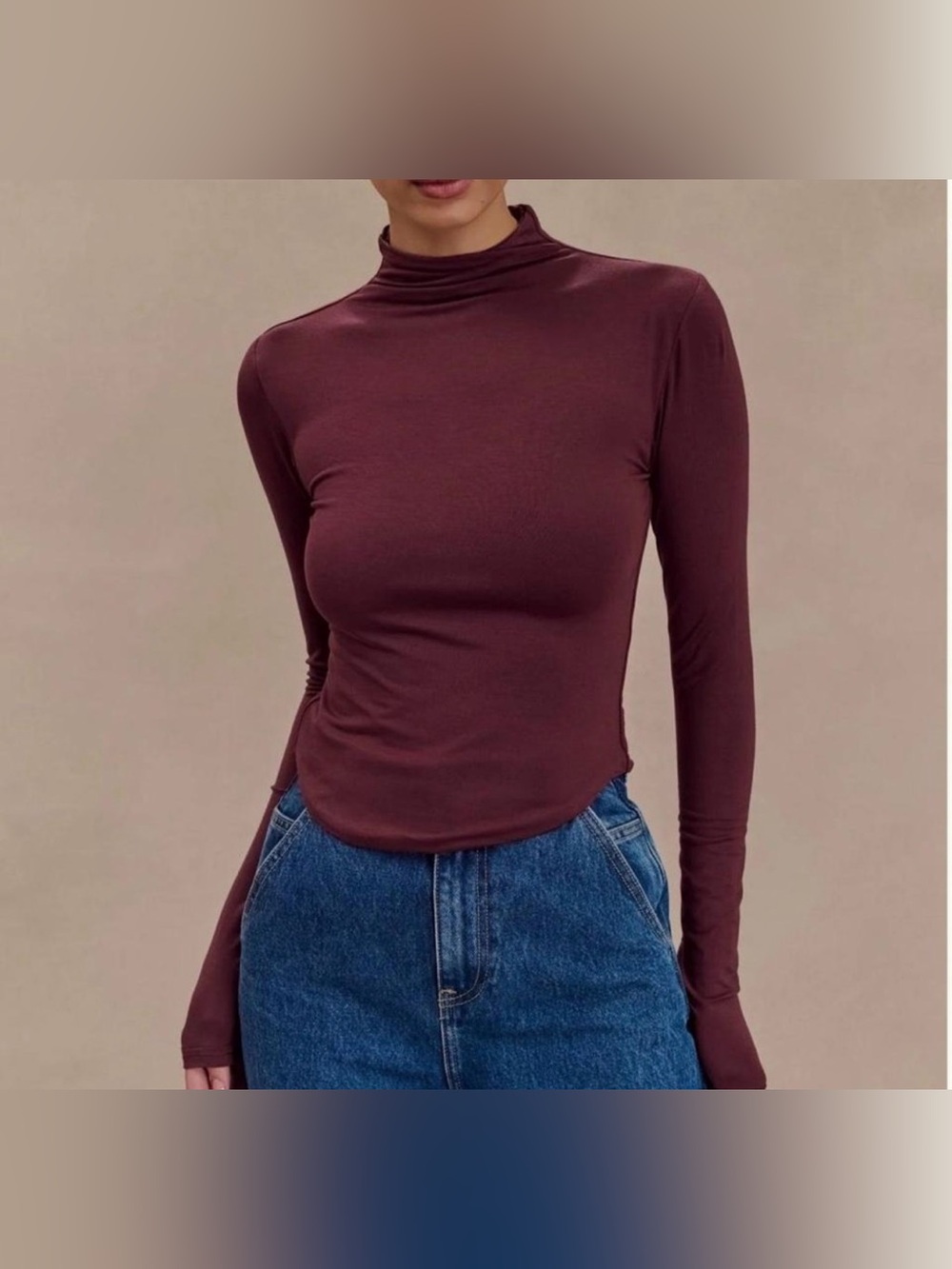 Meshki Small high neck top NWT